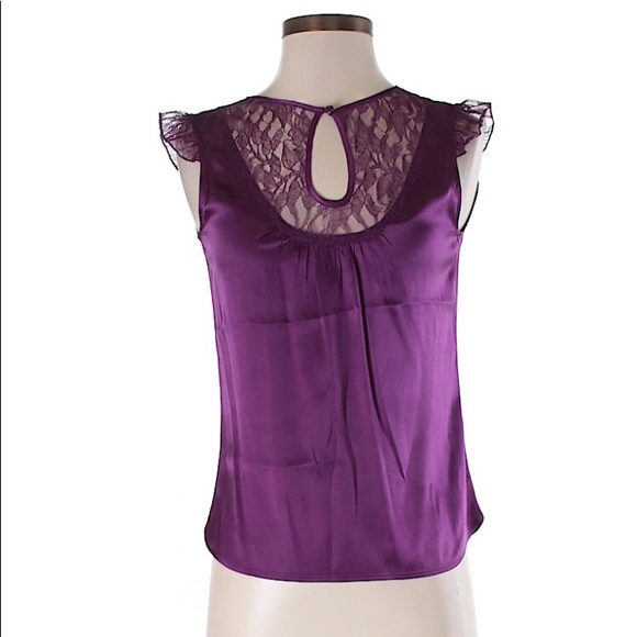 Club Monaco Tops - Silk & Lace Top
